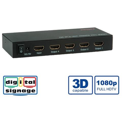 HDMI Splitter, 4-way, 1920 x 1200 Pixels - Foto 2